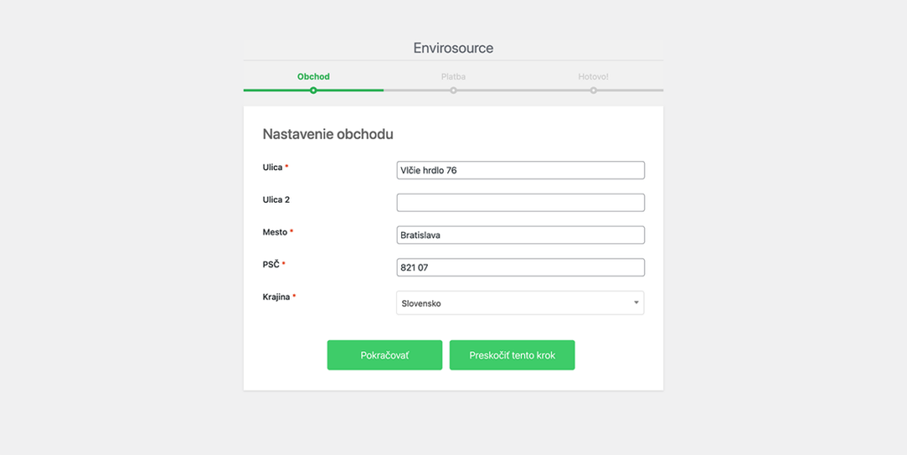 Seller registration